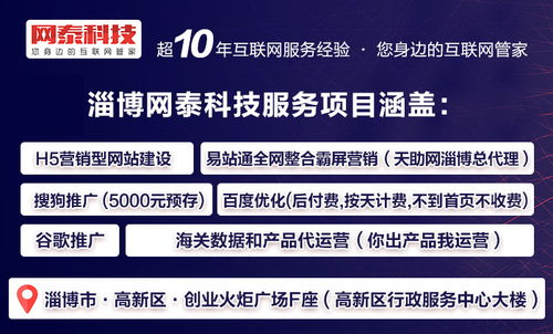 淄博外贸网站推广与网络技术咨询服务 网泰科技助力企业走向全球